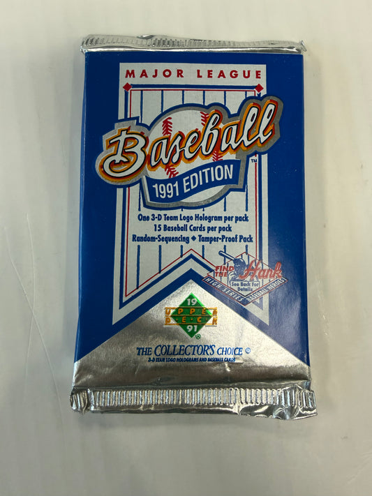 1991 Upper Deck Baseball Pack