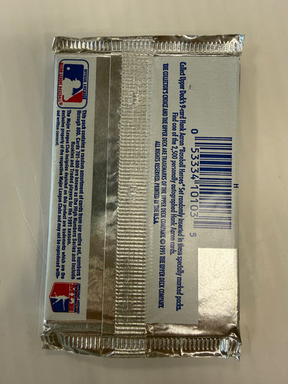1991 Upper Deck Baseball Pack