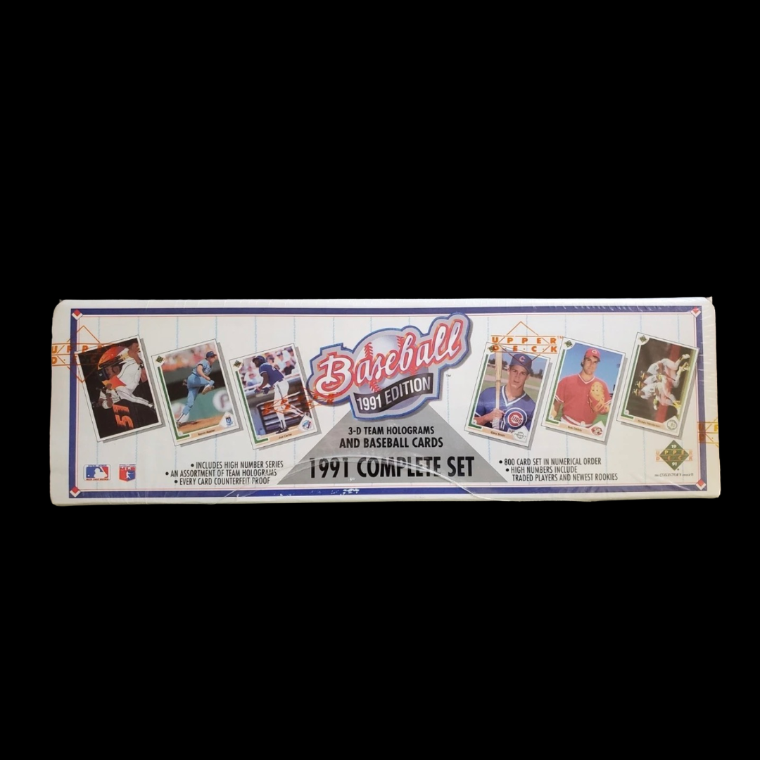 1991 Upper Deck Baseball Complete Factory Sealed Set 800 Cards Plus 3D Holograms