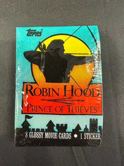 1991 Topps Robin Hood Prince of Thieves pack front
