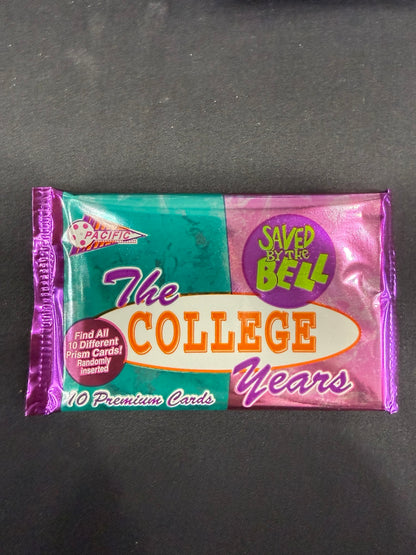 1994 Pacific Saved by the Bell: The College Years Hobby Pack - front