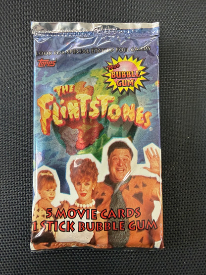 Topps The Flintstones Movie Trading Card Pack front