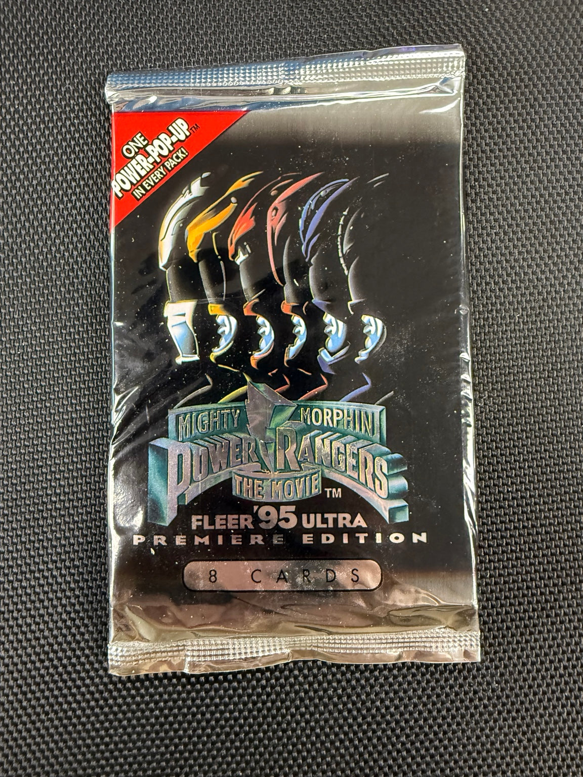 1995 Fleer Ultra Mighty Morphin Power Rangers The Movie pack front