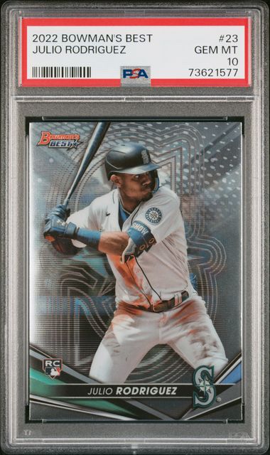 2022 Bowman's Best #23 Julio Rodriguez PSA 10