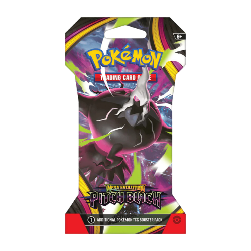 Pokémon Mega Evolution—Pitch Black Hanger Pack — Sealed product packaging