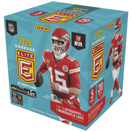 2025 Panini Donruss Elite Football Hobby Box — Sealed product packaging