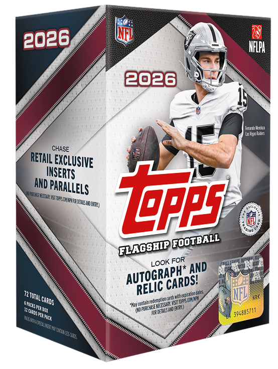 2026 Topps Football Blaster Box — Sealed product packaging