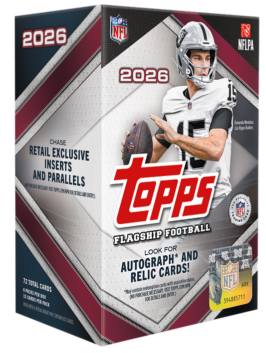 2026 Topps Football Blaster Box — Sealed product packaging
