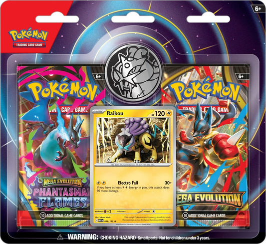 Pokémon 2-Pack Blister [Raikou] — sealed packaging