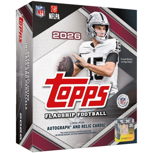 2026 Topps Football Mega Box — sealed packaging