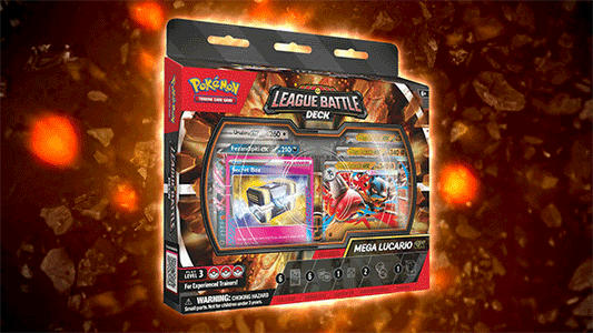 Pokémon Mega Lucario ex League Battle Deck — Sealed product packaging