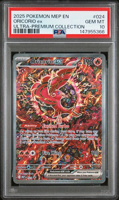 2025 Pokémon Oricorio ex #024 Ultra-Premium Collection PSA 10 — front — PSA 147955366