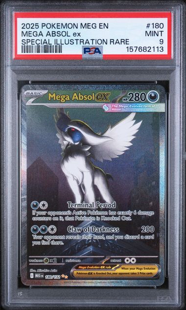 2025 Pokémon Mega Absol ex #180/132 Special Illustration Rare PSA 9 — front — PSA 157682113
