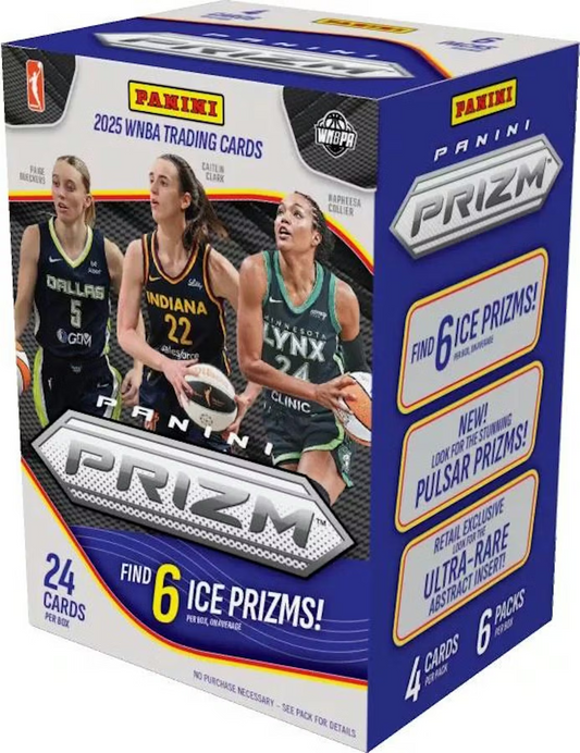 2025 Panini Prizm WNBA Blaster Box — Sealed product packaging